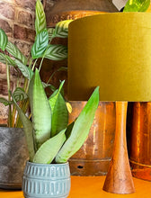 Load image into Gallery viewer, Mustard Velvet Lampshade
