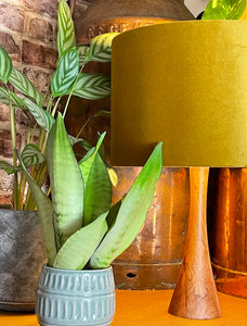 Mustard Velvet Lampshade